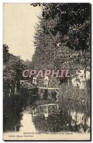 Montivilliers Cartes postales Pont rustique sur la Lezarde