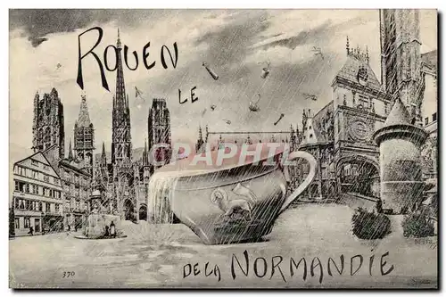 Cartes postales Rouen le pot de la Normandie