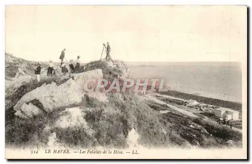 Le Havre Cartes postales Les falaises de la Heve