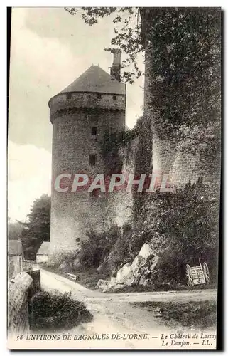 Environs de Bagnoles de l&#39orne Cartes postales Le chateau de Lassay Le donjon