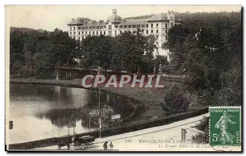 Bagnoles de l'orne Cartes postales Le grand hotel vu du casino