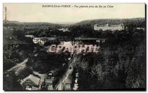 Bagnoles de l'orne Cartes postales Vue generale prise du Roc au chien