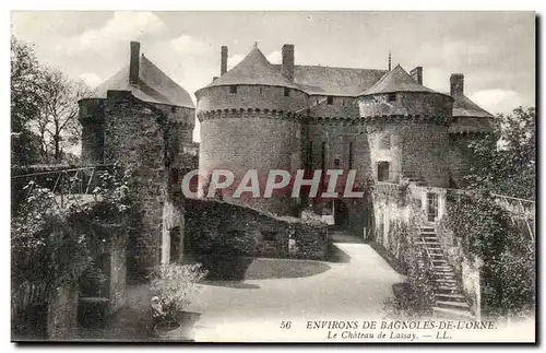Environs de Bagnoles de l'orne Cartes postales Le chateau de Lassay