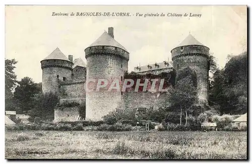 Environs de Bagnoles de l'orne Cartes postales Le chateau de Lassay