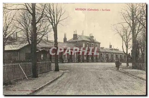 Mezidon Cartes postales La gare