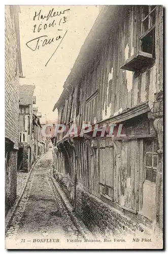 Honfleur Ansichtskarte AK Vieilles maisons Rue Varin