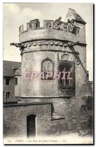 Caen Cartes postales La tour des gens d&#39armes