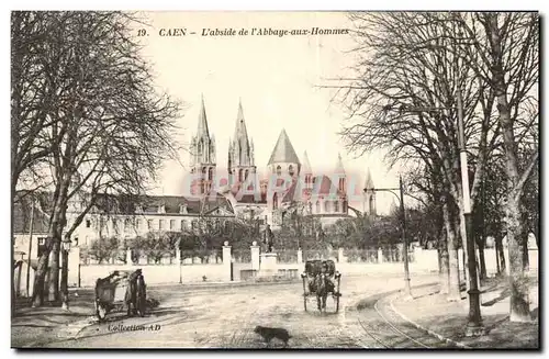 Caen Cartes postales L&#39abside de l&#39abaye aux hommes