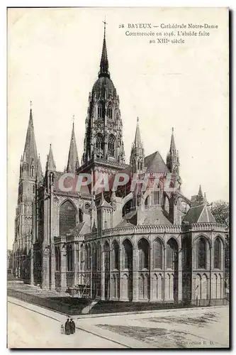 Bayeux Cartes postales CAthedrale Notre Dame