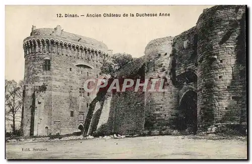 Dinan Cartes postales Ancien chateau de la duchesse Anne