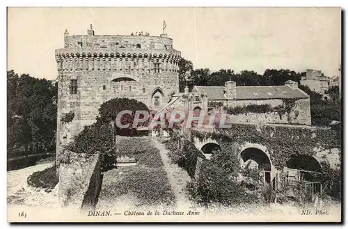 Dinan Cartes postales Ancien chateau de la duchesse Anne