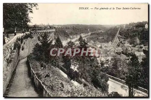 Dinan Cartes postales Vue generale et la Tour Sainte Catherine