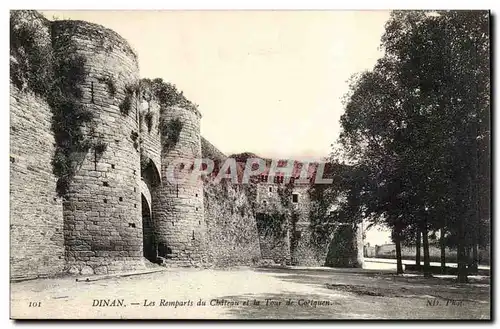 Dinan Ansichtskarte AK les remparts du chateau et la tour de Coetquen