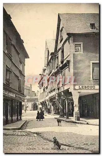 Dinan Cartes postales Vieilles maisons Rue de l&#39&#39apport