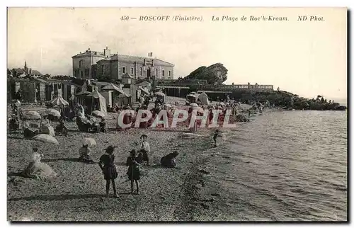 Roscoff Cartes postales La plage de Roc h Kroum