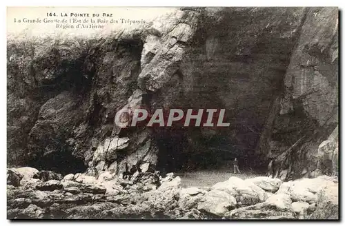 LA Pointe du Raz Ansichtskarte AK La grande grotte de l4est de la baie des Trepasses Region d&#39Audierne