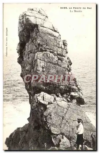 La Pointe du Raz Ansichtskarte AK Le menhir