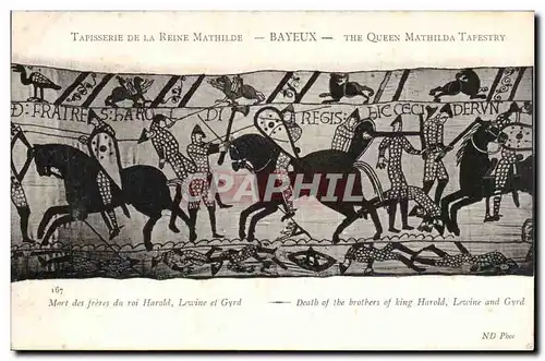 Cartes postales Tapisserie de la reine Mathilde Bayeux L&#39eveque de Bayeux Odon frere de Guillaume