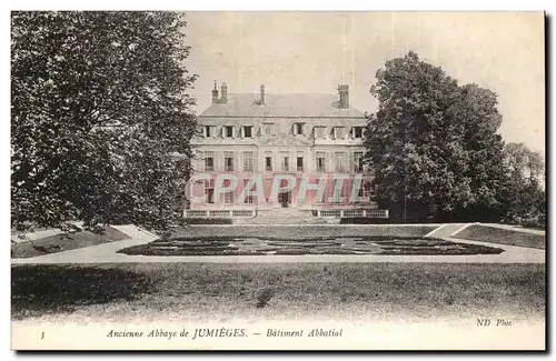 Jumieges Ansichtskarte AK Anciennes abbaye de Jumieges Batiment abbatial