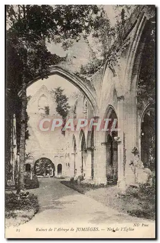 Jumieges Cartes postales Anciennes abbaye de Jumieges Ruines