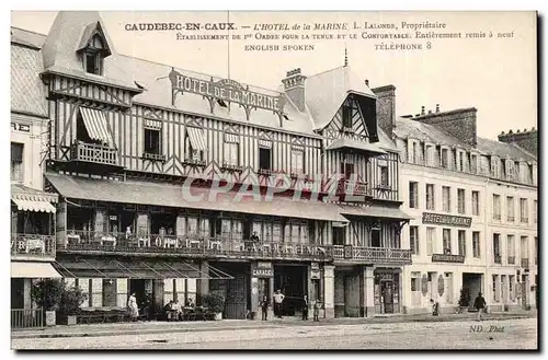 CAudebec en CAux Cartes postales L&#39hotel de la marine