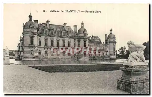 Chantilly Ansichtskarte AK Chateau Facade Nord