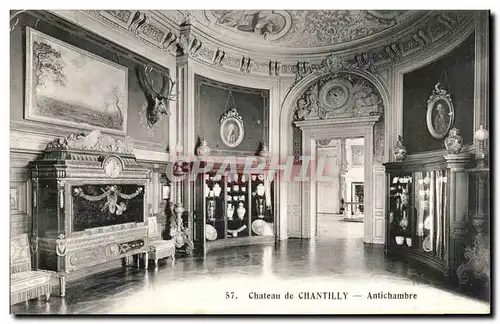 Chateau de Chantilly Ansichtskarte AK Antichambre