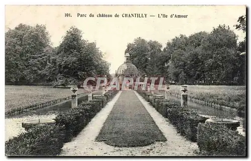 Cartes postales Chateau de Chantilly L&#39ile d&#39amour