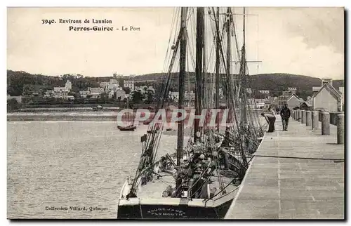 Perros Guirec Cartes postales Le port (bateau Young James Plymouth)