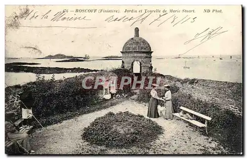 Roscoff Cartes postales Jardin et tourelle de Marie Stuart