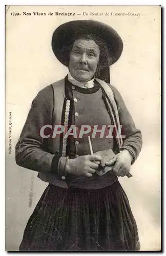 Nos vieux de Bretagne Cartes postales Un rentier de Plonevez Porzay TOP