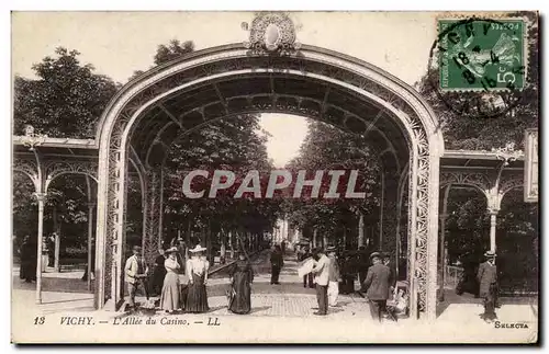 Vichy - L&#39Allee du Casino - Cartes postales