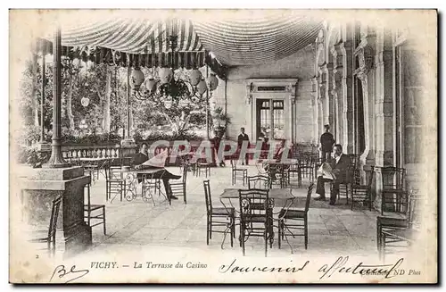 Vichy - La Terrasse du Casino - Ansichtskarte AK