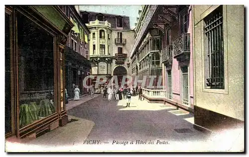 Vichy - Passage et Hotel des Postes - Ansichtskarte AK