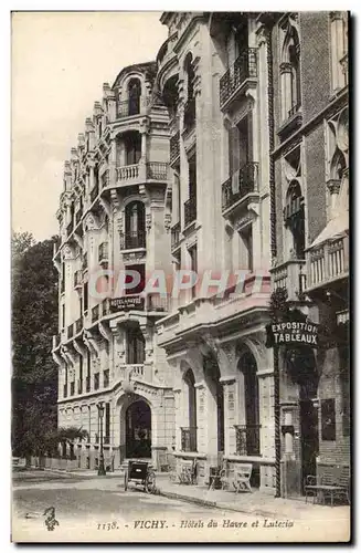 Vichy - Hotel du havre et Lutecia - Ansichtskarte AK