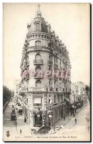 Vichy - Rue Cunin Gridaine et Rue de Nimes - Cartes postales