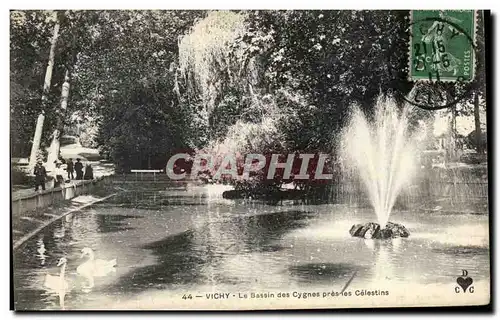 Vichy - Le Bassin des Cygnes pres les Celestins - Ansichtskarte AK