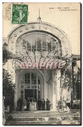 Vichy - L&#39Entree du Casino - Cartes postales