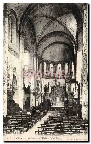 Vichy - Interieur de l&#39Eglise Saint Louis - Ansichtskarte AK