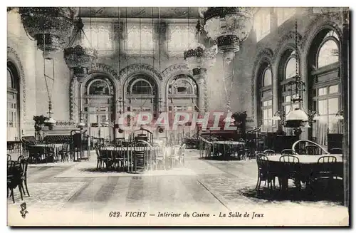 Vichy - Interieur du Casino - La Salle de Jeux - Cartes postales