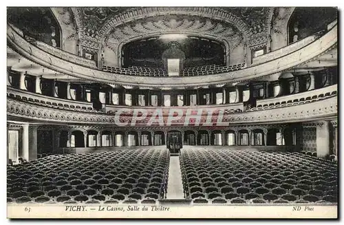 Vichy - Le casino - Salle du Theatre - Ansichtskarte AK