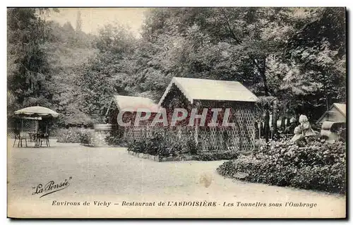 Vichy - Restuarant de l&#39Ardoisiere - Les Tonnelles sous l&#39Ombrage - Cartes postales