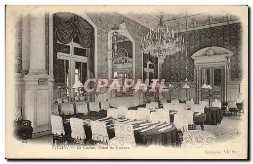 Vichy - Le Casino - Salon de Lecture - Cartes postales