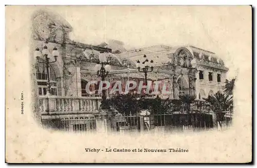 Vichy - Le Casino - et le Nouveau Theatre - Ansichtskarte AK