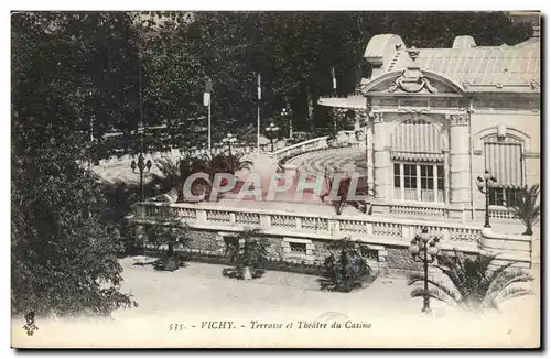 Vichy - Terrasse et Theatre du Casino - Ansichtskarte AK