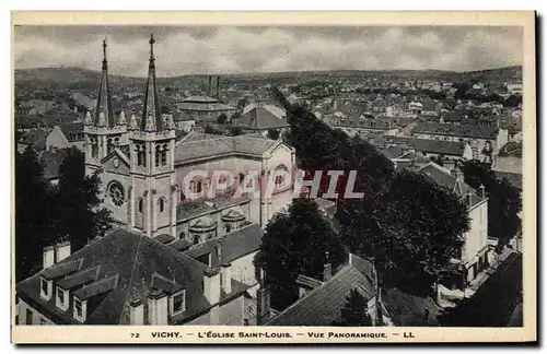 Vichy - L&#39Eglise Saint Louis - Vue Panoramique - Ansichtskarte AK