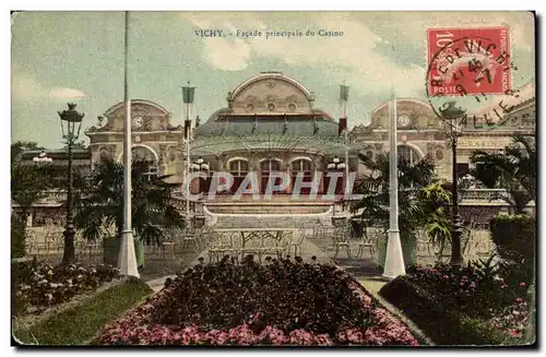 Vichy - Facade Principale du Casino - Ansichtskarte AK