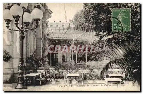 Vichy - Veranda des Concerts du casino - Ansichtskarte AK