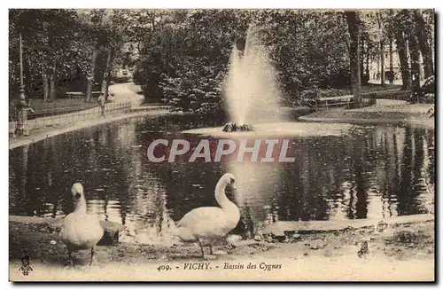 Vichy - Bassin des Cygnes - swan - Ansichtskarte AK