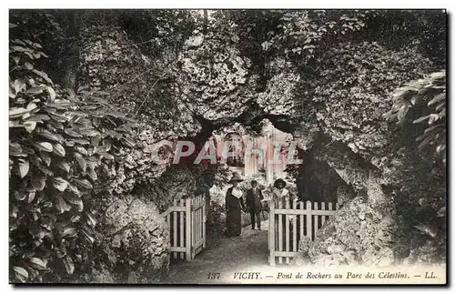 Vichy - Pont de Rochers au Parc des Celestins - Cartes postales